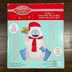 Gemmy 3.2 ' Inflatable Airblown Bumble Abominable Snowman Holding Gold Star. Fixed Price $38.99.