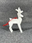 One Hundred 80 Degrees Origami Porcelain Reindeer Christmas Tree Ornament W/ Box. Fixed Price $34.97.