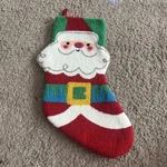 New Ashland Christmas Santa Claus 17IN Holiday Stocking Made China. Fixed Price $15.00.
