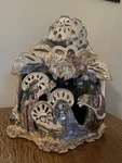 Blue Sky Royal Goldmine Collection Ceramic Light Up Nativity Scene CL20050. Fixed Price $45.00.