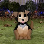 Haunted Living Halloween Reaper Dog 3.5 Ft Lighted Led Yard Airblown Inflatable. Fixed Price $37.34.