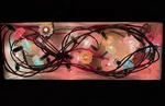 Kmart Crystal Reflectors Floral Christmas Lights Multicolor Miniaturelites Vtg. Fixed Price $24.95.