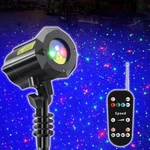 Poeland Christmas Laser Projector Lights With Remote Control Red, Green, Blue. Fixed Price $113.58.