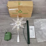 National Tree Company 11" Star Topper Dual Color Clear Led Lights Nib. Fixed Price $19.00.