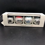 Hearth & Hand Magnolia Ceramic Ornaments/christmas Ball Winter Scenes Set Of 4. Fixed Price $12.99.
