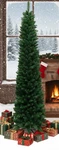 Tektrum 7-FT Artificial Christmas Fir Pencil Slim Tree For Small SPACE(1610D-17). Fixed Price $59.97.