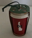 Starbucks 2016 Delaware Ceramic Cold Cup Tumbler Ornament New With Tag. Fixed Price $15.78.