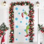 Christmas Door Decorations, Large Double-sided Stickers Window.... Fixed Price $13.23.