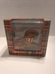 Sandicast Golden Retriever With Red White Scarf Christmas Ornament. Fixed Price $14.00.