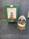 Vtg Hallmark Father Christmas Musical Snow Globe 2002 Deck Halls Iob. Fixed Price $67.99.