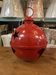 Large Red Decorative Vickerman Jingle Bell Ball 20 Inch Height. Fixed Price $55.00.