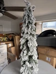 National Company Prelit Flocked Downswept Forestree Mini FTDF1-36ALO-1. Fixed Price $44.99.
