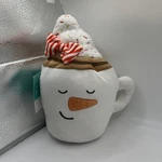 Pillowfort Weighted Mini Snowman Hot Cocoa Cup Stuffed Plush 2025 Christmas Nwt. Fixed Price $13.00.