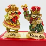 Kurt Adler Mouse King And Clara Nutcracker Suite Ballet Christmas Tree Ornaments. Fixed Price $35.50.