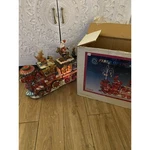 Vintage Color Fiber Optic Light Christmas Santa's Train By Puleo W/ Box Rare. Fixed Price $49.97.
