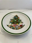 Set Of 3- Yamaka "noel" Vintage Christmas Tree Dessert Plate- Stoneware. Fixed Price $16.80.