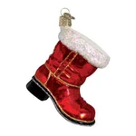 Santa Boot Ornament. Fixed Price $17.99.