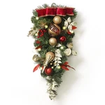 Valery Madelyn Pre-lit Christmas Teardrop Swag For Decorating Outdoor, 24 Inc.... Fixed Price $75.78.
