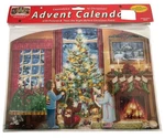 Vermont Christmas Company Advent Calendar Holiday Home Paper Poem Display 18 In. Fixed Price $12.74.