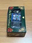 Old World Christmas Virtual Friends Tree Ornament Glass Online Laptop Call. Fixed Price $17.77.