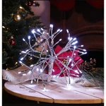 Alpine Corporation CRD100S-WT Christmas Twig Snowflake Ornament With Led Lights. Fixed Price $10.00.