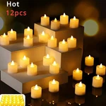 12PCS Flameless Led Tealight Candles Battery Wedding Party Decor. Fixed Price $14.26.