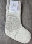 Sigrid Olsen Holiday Stocking Ivory Tan Seashell Coastal Beach House 22 New. Fixed Price $16.00.