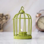 Cage Shaped Tea Light Candle Holder With Hanging Chain For Christmas Decorations. Fixed Price $80.00.
