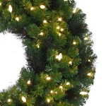 Celebrations Platinum 36 In. Led Prelit Warm White Mixed Pine Christmas Wreath. Fixed Price $114.41.