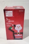 Home Accents Holiday 3.5FT Led Santa Airblown Inflatable Yard Decor Christmas. Fixed Price $15.59.