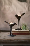 Kalalou Cast Iron Bird Tea Light Holders Black 6.5 Inch Set Of 2 Standard. Fixed Price $51.94.