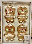 New Jingles & Joy Gingerbread Set Of 4 Ornaments Merry Christmas Peppermint. Fixed Price $29.80.