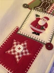 Vintage December Home Santa Snowman Christmas Tree Table Placemats Set Of 3. Fixed Price $9.95.