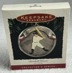 New Hallmark Keepsake Ornament Baseball Heroes Lou Gehrig 1995 Collector Series. Fixed Price $12.00.