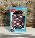 Disney Christmas Santa Stitch Blinking Holiday Led String Lights (8PC). Fixed Price $29.99.