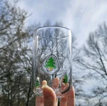 Glass Christmas Tree Charm Tumbler Free Us Shipping Walmart Collectible. Fixed Price $19.99.
