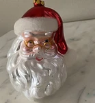 Santa Claus Ornament Blown Vintage Old World Style Christmas Glasses. Fixed Price $14.88.