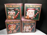 Tis The Season Ceramic 3D Mug - Snowman And Nutcracker. Fixed Price $16.99.