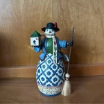 Jim Shore Enesco Sweet Song Snowman Birdhouse Figurine Decor. Fixed Price $40.00.