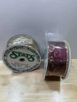 Ribbon Purple Gold Florentine Vine 2.5" Christmas Tree Holiday Wreath Bow 10YD. Fixed Price $19.99.
