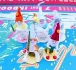 Cody Foster Christmas Ornaments Merry Little Pine Cone Gnomes Set Of 5 New. Fixed Price $45.99.