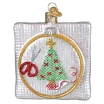Old World Christmas - Cross Stitch (32709) Glass Ornament W/owc Box. Fixed Price $22.39.