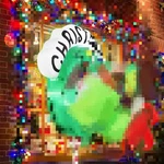 3.5FT Christmas Inflatable Outdoor Decorations Broke From Window With Wre.... Fixed Price $60.06.