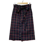 Drawer Reversible Check Skirt, Size 36, Gray Women Used. Fixed Price $130.00.