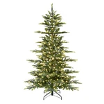 Puleo International 6.5' Pre-lit Artificial Aspen Fir Tree 6FT 6IN, Green. Fixed Price $122.77.