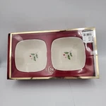 Vintage Lenox Set Of Holiday Dipping Bowls New Old Stock X4 X2 Beautiful. Fixed Price $19.99.