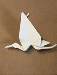 One Hundred 80 Degrees Origami Porcelain Paper Stork Ornament W/ Box. Fixed Price $18.52.
