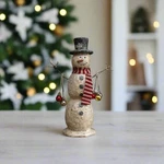 Primitive Ragon House Christmas 12" Sam Snowman 8045. Fixed Price $69.00.