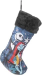 Nightmare Before Christmas - Jack & Sally Starry Holiday Stocking By Kurt. Fixed Price $22.95.