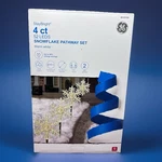 4 Ge Staybright Warm White Snowflake Led Pathway Lights - 2127378 New. Fixed Price $49.89.